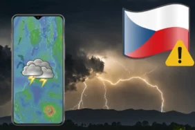 Česko bouřky aplikace