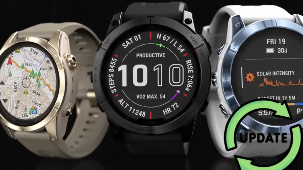 Nová aktualizace pro Garmin Fenix 7 a další drahé hodinky: Co přináší nového?