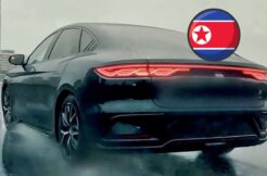 Severní Korea elektromobil