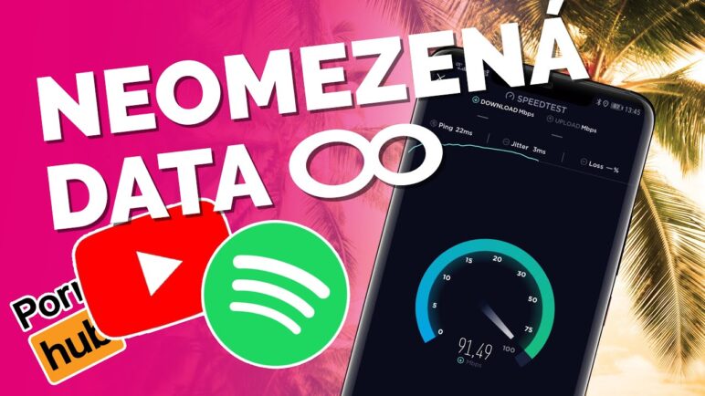 Neomezená data na prázdniny za 200 Kč 😎 Návod jak na to