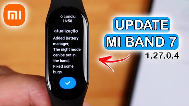 NOVA ATUALIZAÇÃO na Xiaomi Band 7 com NOVAS FUNÇÕES e NOVIDADES!