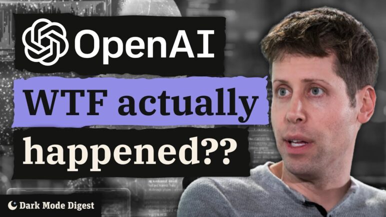 OpenAI fires Sam Altman... The SHOCKING truth