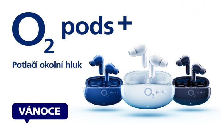 Představujeme O2 pods+ s inteligentním potlačením hluku