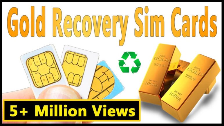 📱Sim cards recycling📱Gold recovery from cell phone sim card