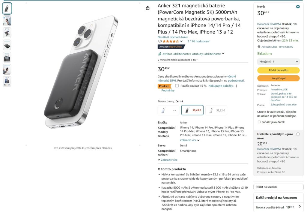 Amazon vybrané zboží