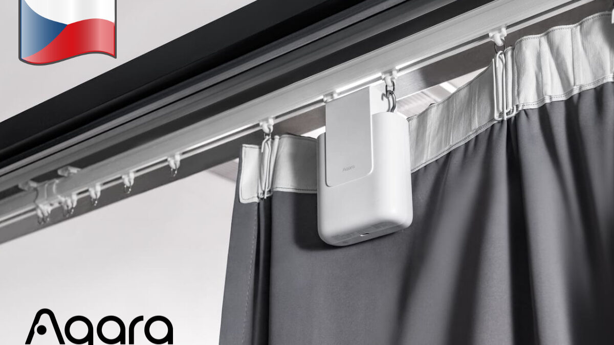 Chytré závěsy za hubičku! Ovladač Aqara Curtain E1 v Česku zlevnil na minimum