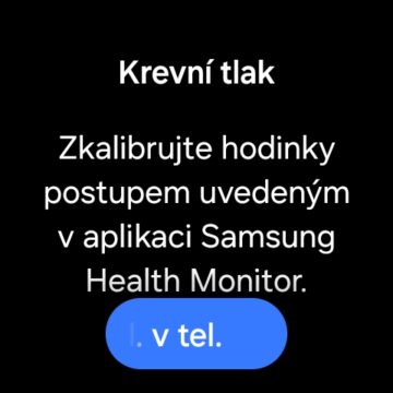 Galaxy Watch Ultra měření tlaku na hodinkách