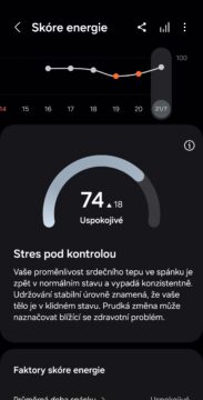 Galaxy Watch Ultra-Skóre energie