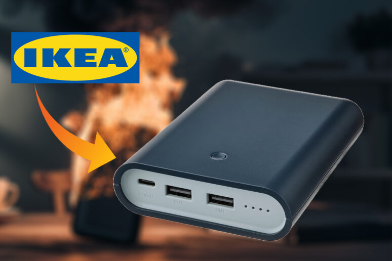 IKEA powerbanka požár riziko