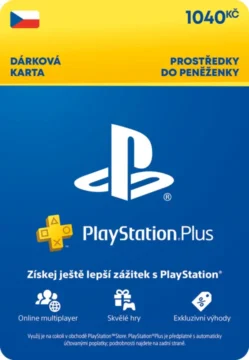 Karta PlayStation Store - Dárková karta 1 040 Kč