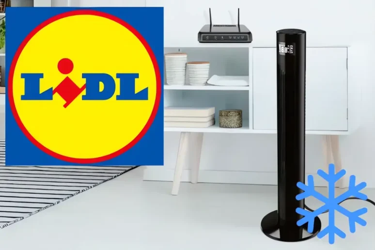 LIDL sloupový ventilátor sleva