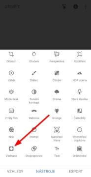 Snapseed - vinětace