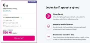 T-Mobile Výhodný tarif