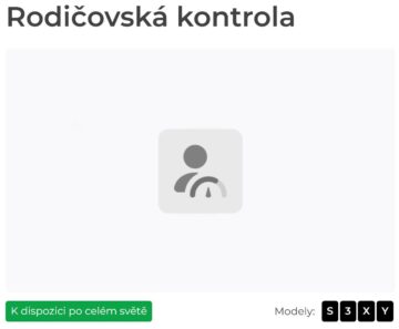 tesla rodičovská kontrola