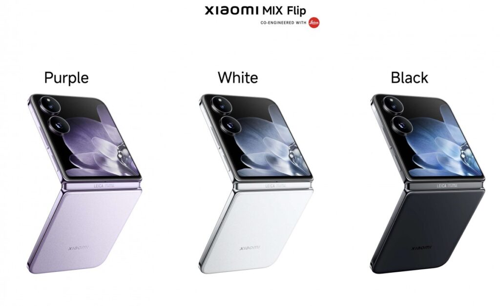 xiaomi mix flip barevné varianty