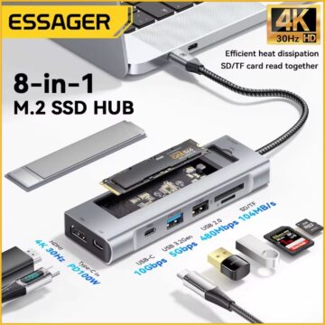 8v1 USB HUB Essager