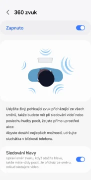 Galaxy Buds3 Pro, 360° zvuk