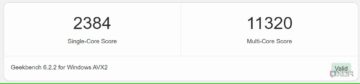 Windows 11 PC Geekbench