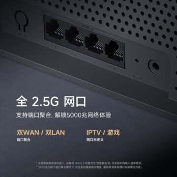 Xiaomi BE6500 Router porty