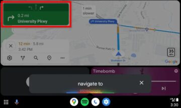 android auto mapy google pruhy (1)