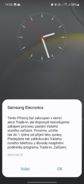 Blokace telefonu Samsung