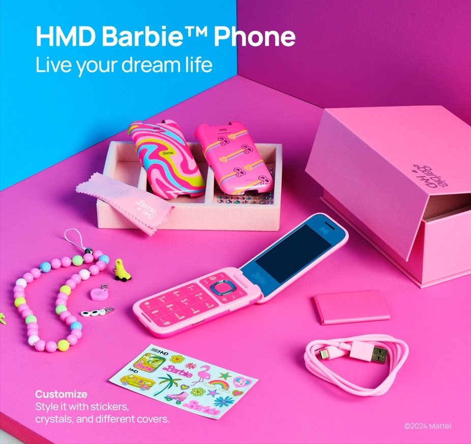 doplňky barbie phone