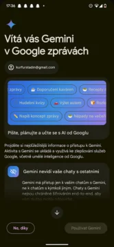 Gemini Zprávy Google