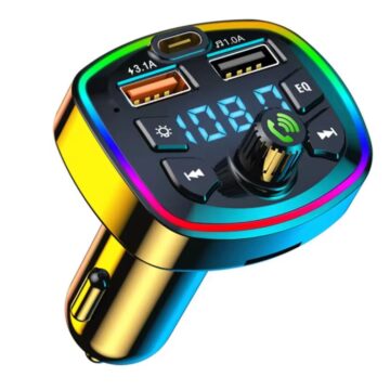 Multifunkční FM transmitter AliExpress auto audio