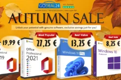 podzimní slevy na Microsoft Windows a Office