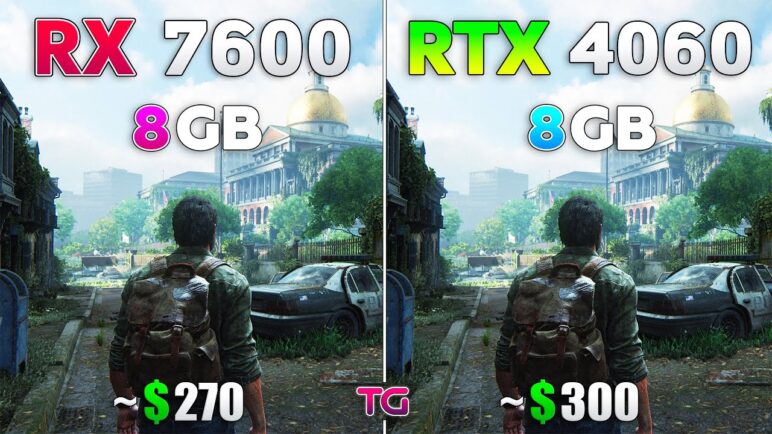 RTX 4060 vs RX 7600 - Test in 10 Games