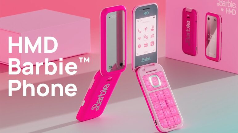 Time to start living your dream life with the HMD Barbie Phone!