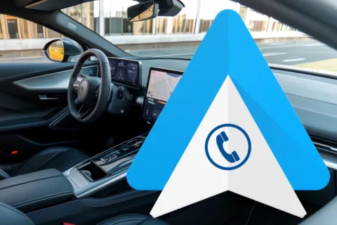 Android Auto telefonování