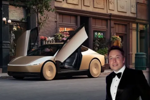 Elon Musk představil své autonomní robotaxi.