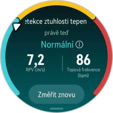 Detekce ztuhlosti tepen