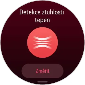 Detekce ztuhlosti tepen