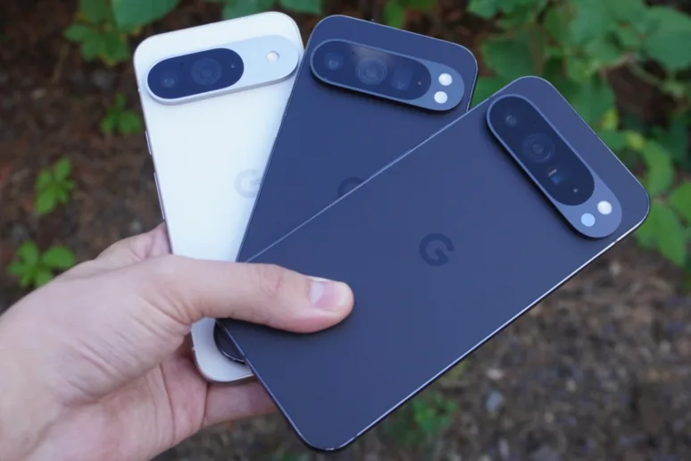 Řada Google Pixel 9 všechny telefony