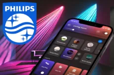 Philips Hue mobilní aplikace AR náhled pokoje