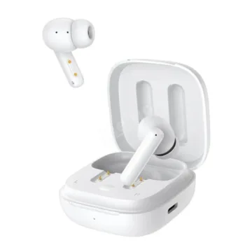 QCY T13 ANC white headphones