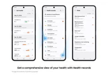 samsung health aktualizace screenshoty