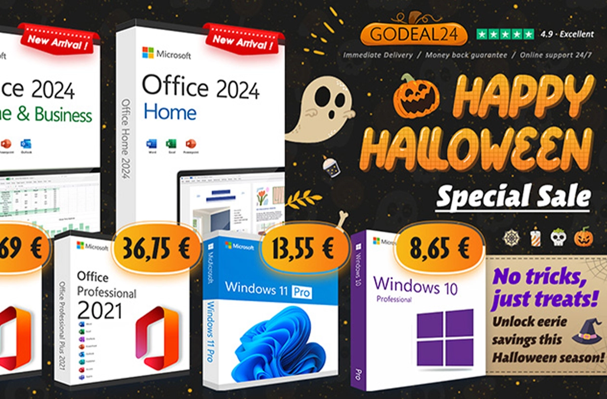 Spellbinding Halloween výprodej softwaru: Získejte doživotní Office 2021 za cenu 29,11 €/PC, žádné triky, jen dobroty!