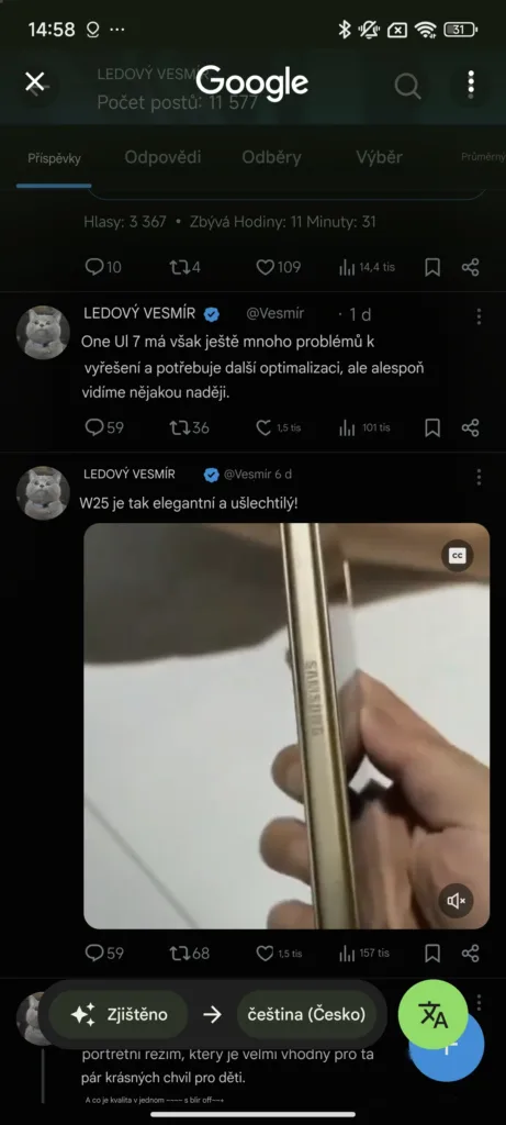 Xiaomi 14T Pro umělá inteligence čeština překlad circle to search