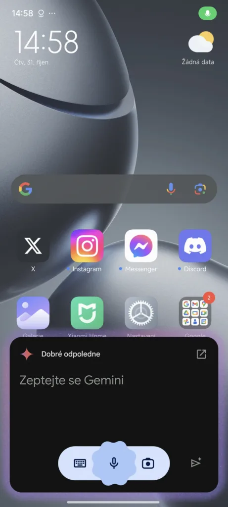 Xiaomi 14T Pro umělá inteligence gemini