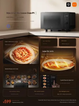 Specifikace Mikrovlnné trouby Xiaomi Mijia Smart Microwave Oven P1