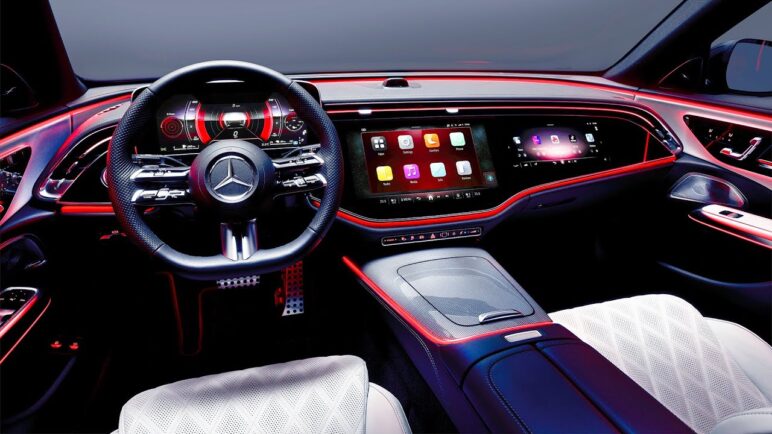 2024 MERCEDES E CLASS Interior - 3 SCREENS and Selfie Camera!!