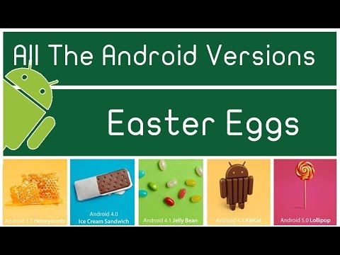 All The Android Easter Eggs Hidden Minigames Lollipop, KitKat, Jellybean, ICS, Gingerbread