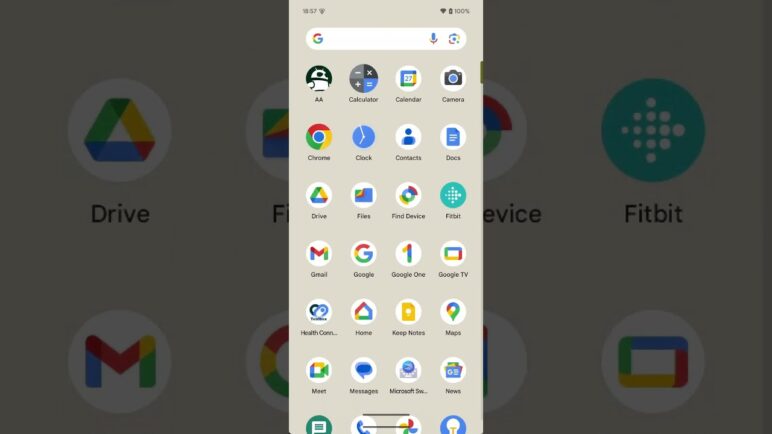 Android 15 tiny taskbar demo