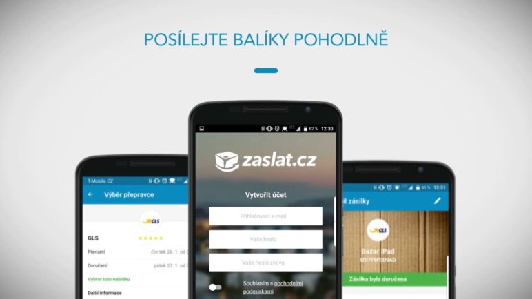 Aplikace Zaslat.cz – pohodlná správa balíčků ve vaší kapse