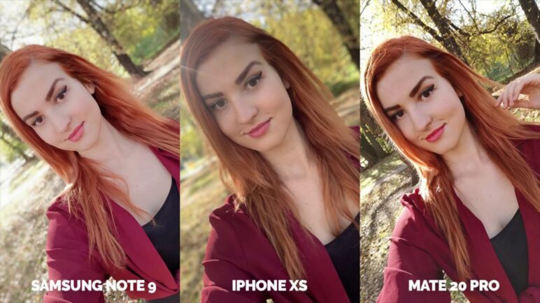 Apple iPhone XS vs Huawei Mate 20 Pro vs Samsung Galaxy Note 9 - Camera test