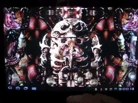 Biomechanical Droid Live Wallpaper