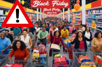 lidé nakupovací mánie Black Friday